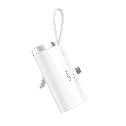 WiWU WI-W026 Capsule C-Type Mobile Power Bank 2-in-1